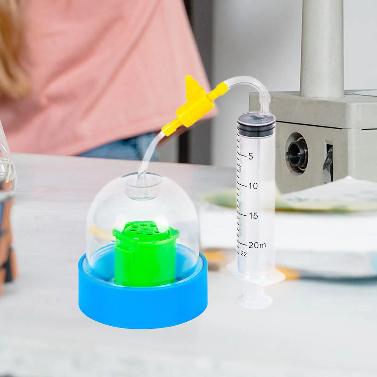 Vacuum Sound Kit Interactive Scientific Experimental Tool for Boys and Girls Classroom Children Teenager Students