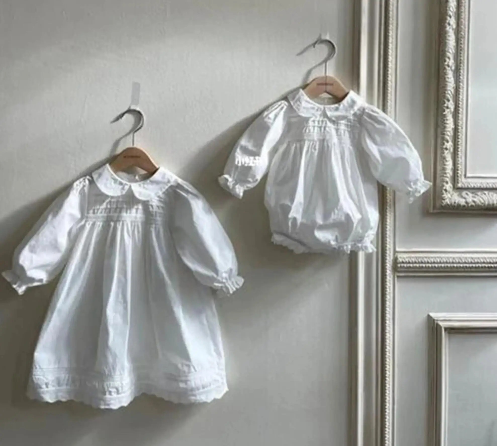 Vestido encaje de manga larga para niña – Primavera y otoño - imagen 3