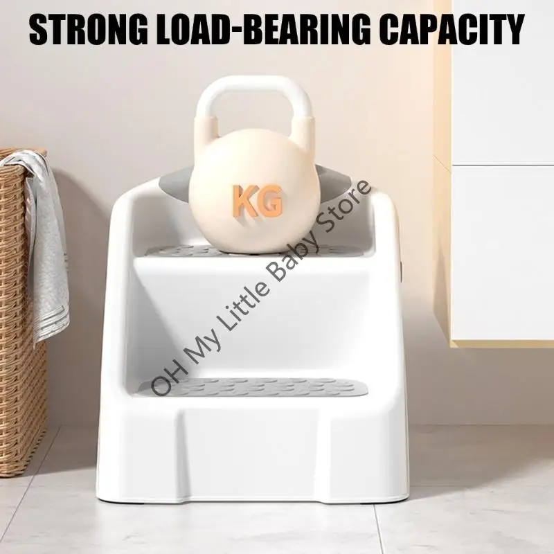 Taburete M76C para niños pequeños, taburete con escalón para niños, escalera plegable para bebé, taburete auxiliar 2 para y