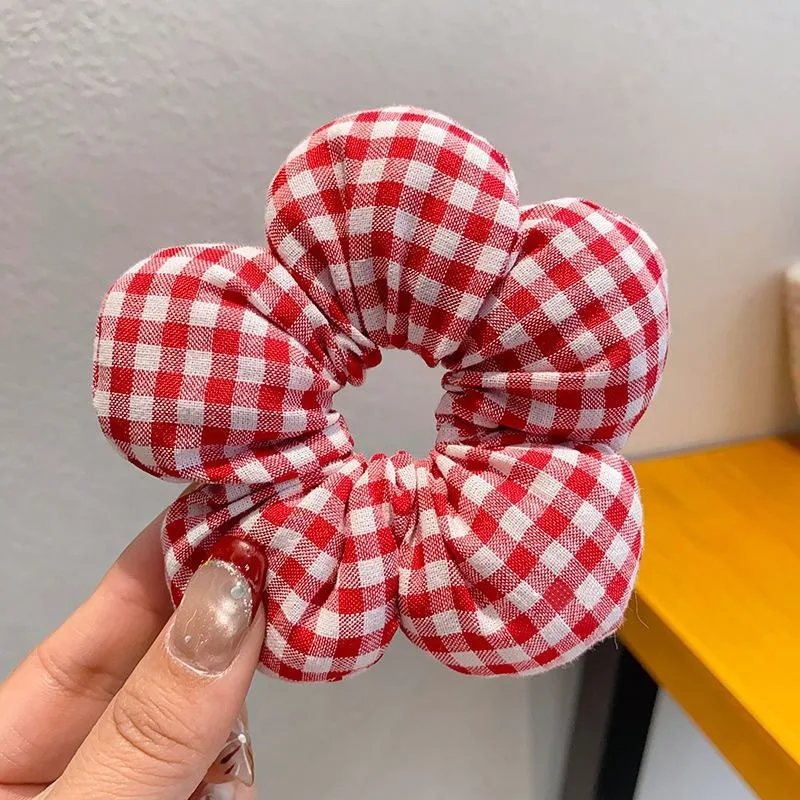 Lazo floral azul vaquero para niña – Primavera - imagen 2