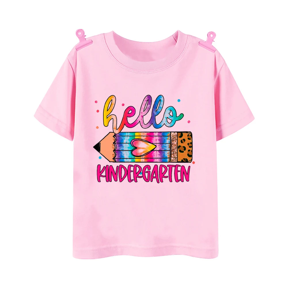 Camiseta de leopardo manga corta para niños 1a-5a - Regreso a clase - imagen 2
