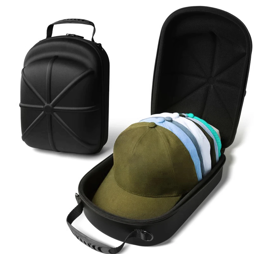 Bolsa de almacenamiento portátil para gorra de béisbol dura, organizador de sombreros, bolso multifuncional para viajes, bolsos al aire libre