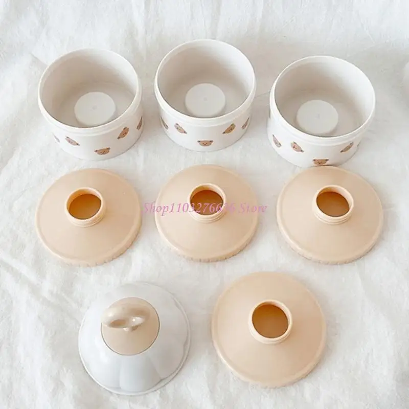 Caja dispensadora fórmula para bebé R6FD, caja dispensadora almacenamiento aperitivos, contenedor dividido portátil - imagen 2