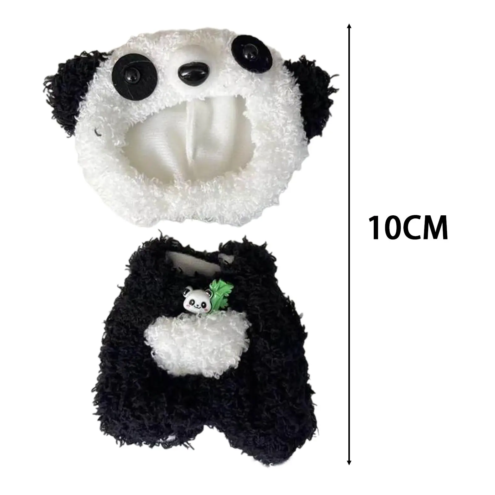 Plush Doll Clothing Imagination for Kids Birthday Gift Coordination Flexibility Fashion Hands on DIY Dress up for 6.69inch Doll