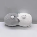 grey white seals