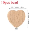 10pcs heart bead