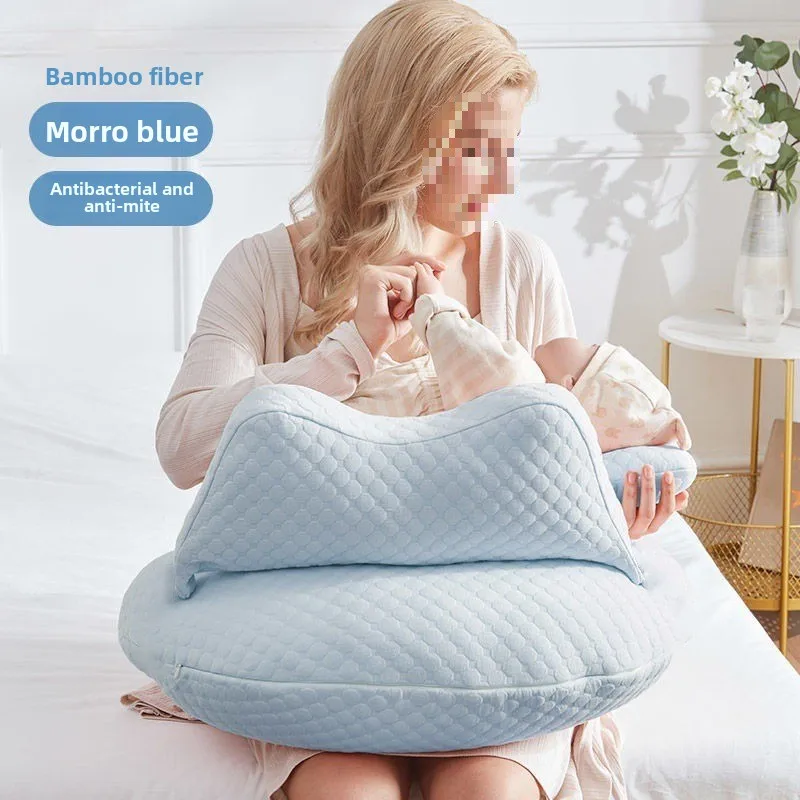 Almohada de lactancia posparto con barrera desmontable