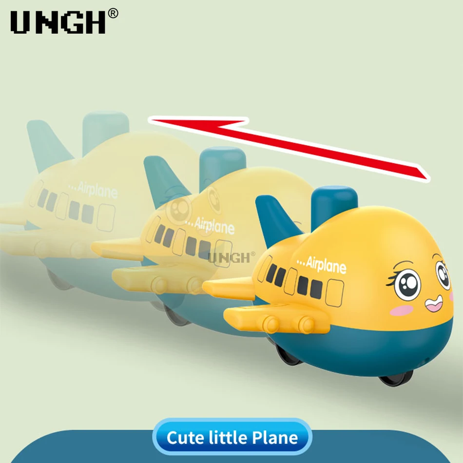 UNGH-modelo de coche de Taxi con prensa deslizante, camión de bomberos, policía, vehículo de construcción educativo para niños, juguete para niños, regalo para niños - imagen 4