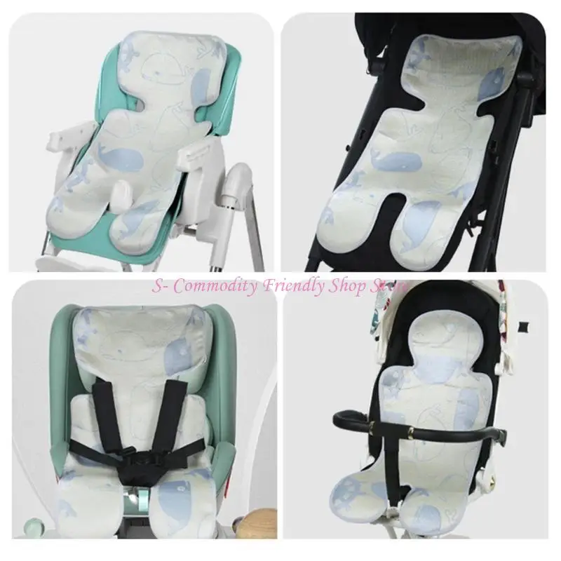 Almohadilla refrescante verano 85AE, almohadilla fresca y cómoda, refrigeración amigable para niños pequeños para cochecito - imagen 4