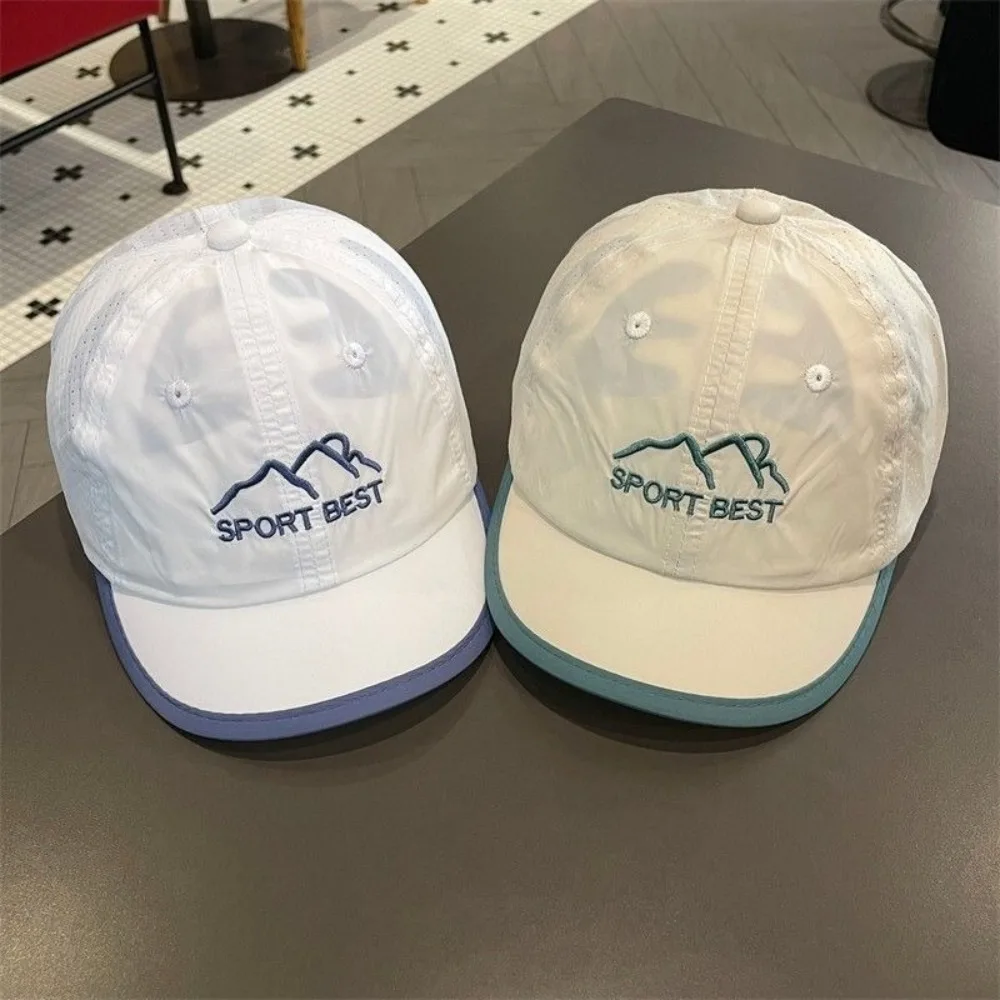 Nuevo Gorra de béisbol de secado rápido para bebé, protección solar ajustable, sombrero para acampar, sombreros transpirables para el sol para niños, verano - imagen 3