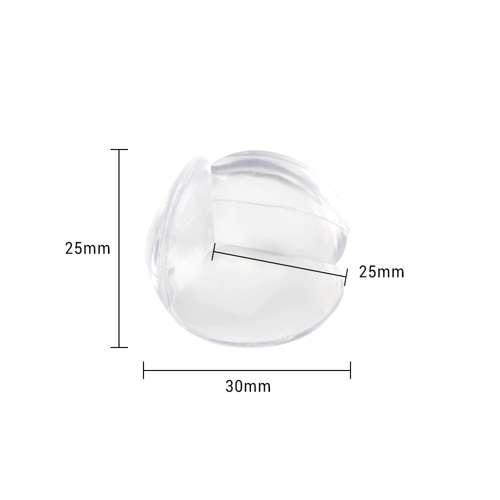 Protectores esquinas de mesa de silicona transparentes anticolisión - imagen 5