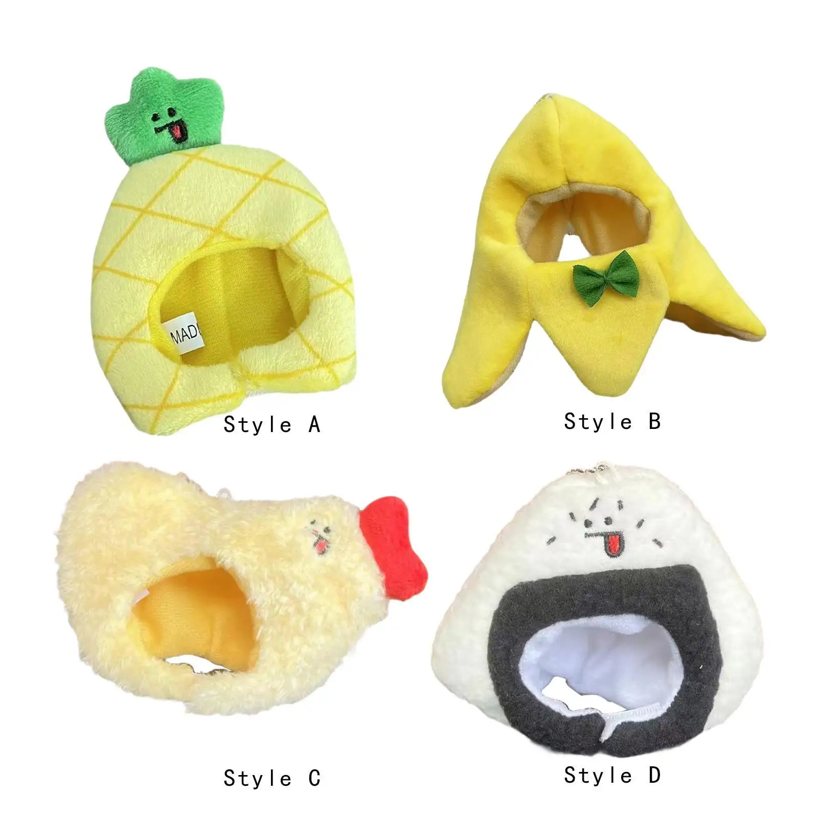 4inch Plush Doll Hat Cute Multipurpose for Photo Prop Fine Workmanship Pet Cat