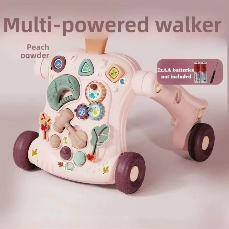 Andador infantil multifuncional – Plegable con música y luces LED - imagen 4