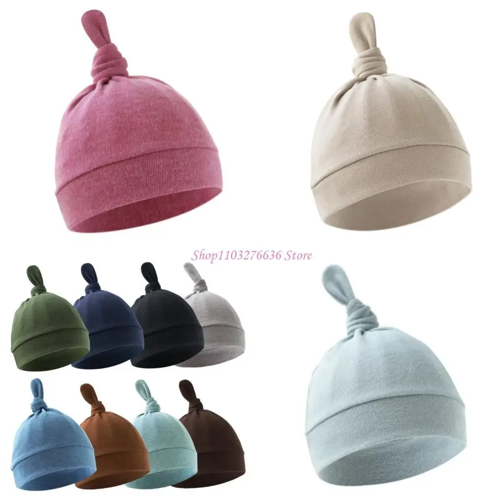 R6FD infantil capó algodón cómodo recién nacidos fetales gorro bebé capó