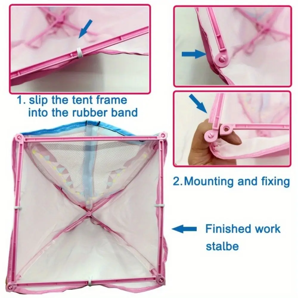 Juego de acampada a escala 1:12, casa de juegos, casa de muñecas de viaje, modelo de tienda de campaña, decoración de casa de muñecas de resina plástica, 1 Juego