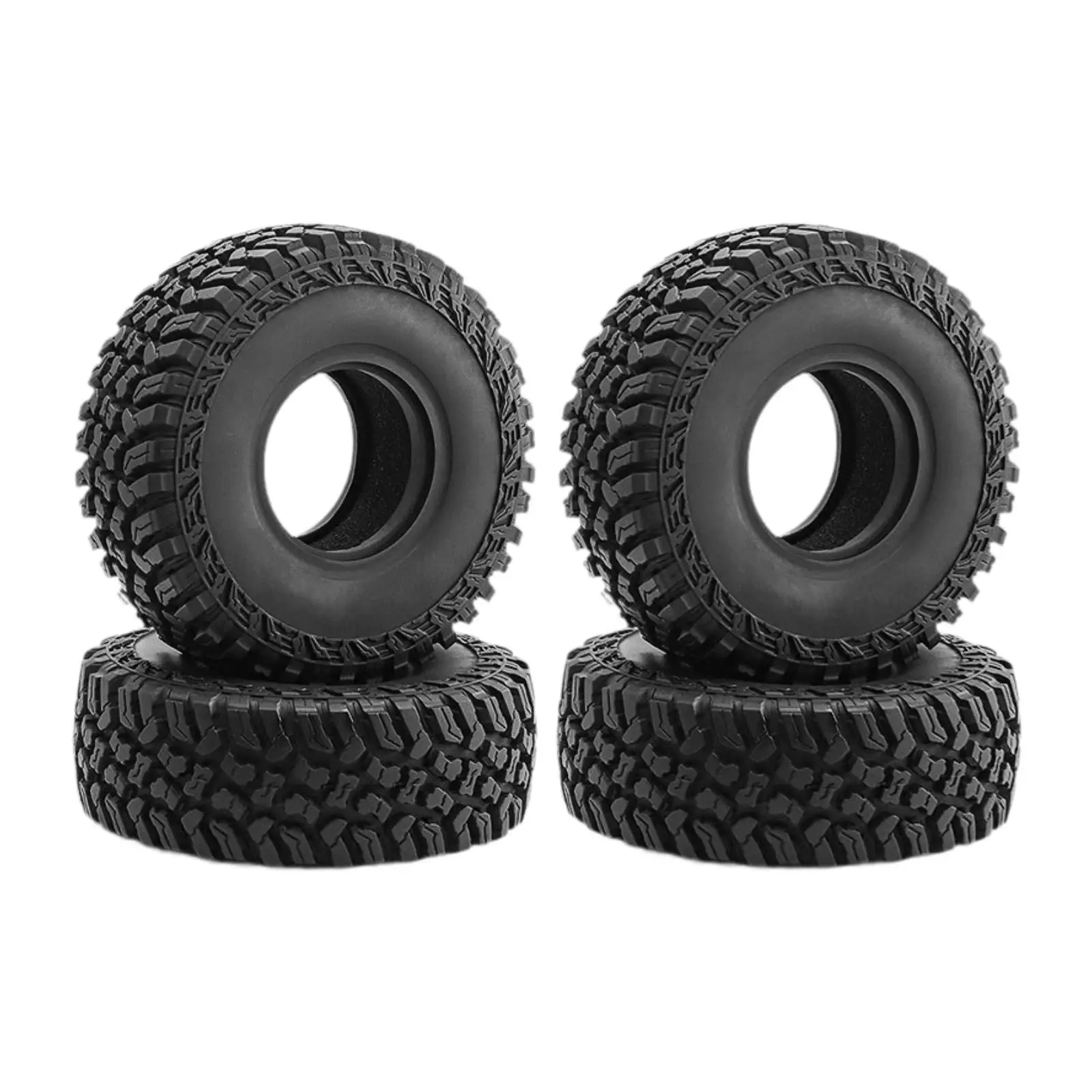 4Pcs 1/10 RC Car Tires Parts Easy to Install Accessory Rock Crawler Car Wheels RC Model Climbing Cars Tires Accessories