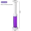 3 pcs  purple