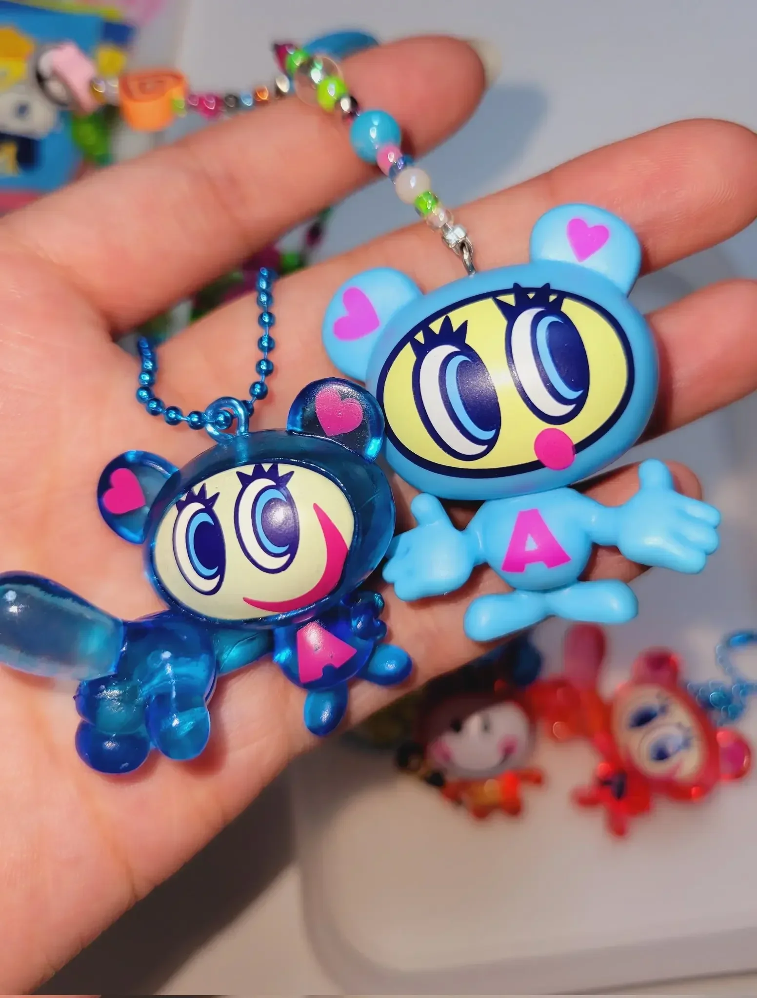 Ángel Azul Portaobjetos cochecito – Figuras azul bebé - imagen 4