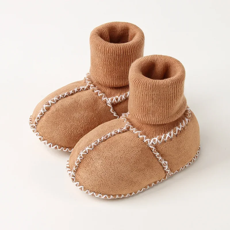 Botines invierno bebé – Felpa auténtica, suela antideslizante - imagen 5