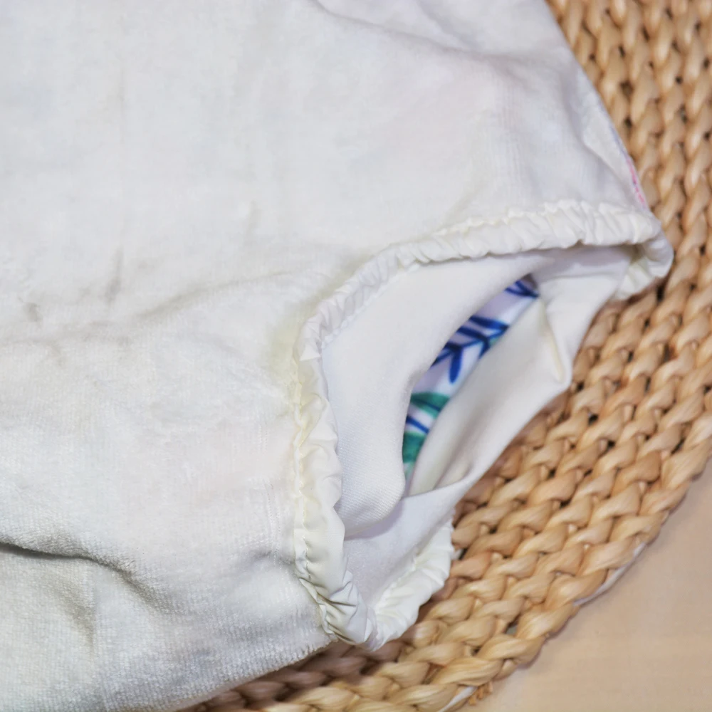 WizInfant XL pañales de natación para bebé de cintura alta con estampado de dibujos animados de terciopelo a prueba de fugas bañadores pantalones de entrenamiento reutilizables suaves - imagen 4