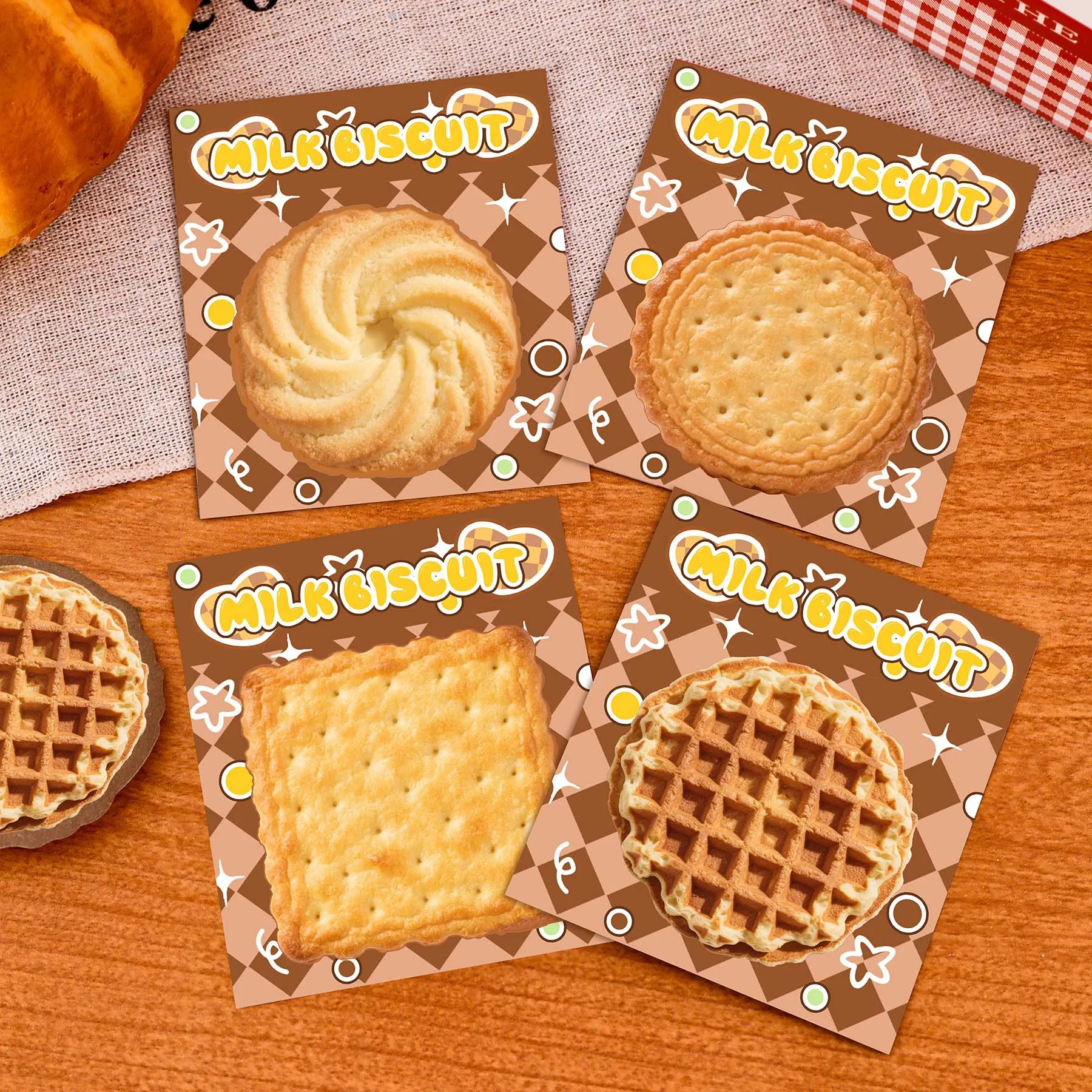 Libretas de bolsillo creativas para niños - Notas adhesivas galleta - imagen 3
