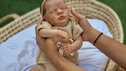 NPK Muñeca Reborn bebé realista tacto suave piel 3D