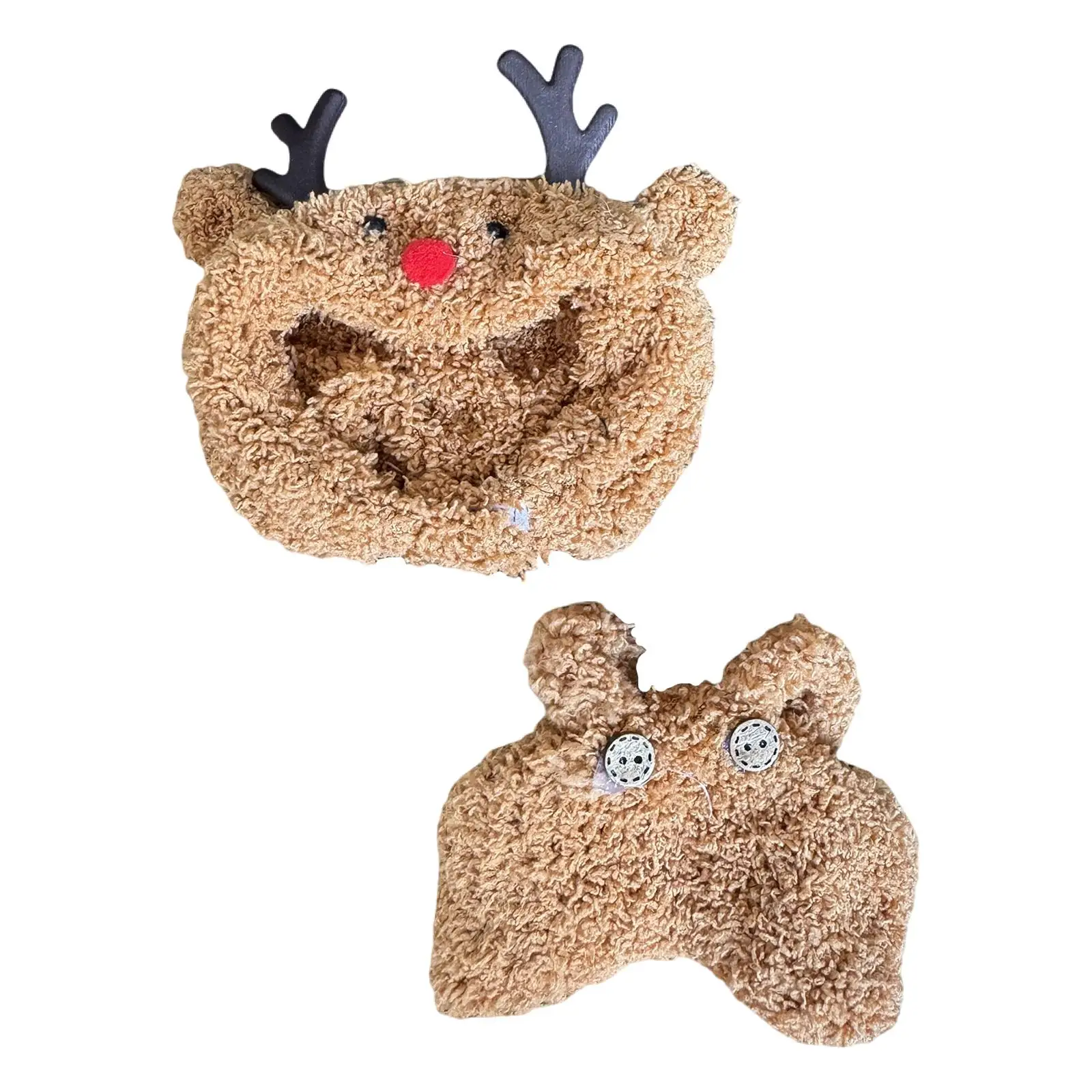 Plush Doll Playsuit for Kids Model Accessories Birthday Gifts Hands on Coordination Pendant Doll Costumes Dress up for 17cm Doll