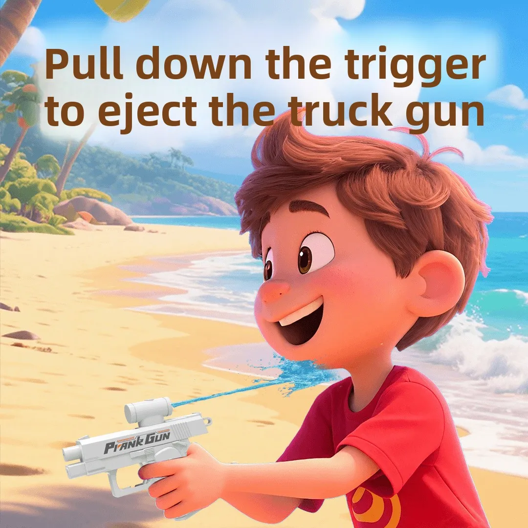 Nueva y creativa pistola rociadora de agua inversa de doble cara, tácticas de truco de verano, pulverizador de agua doble direccional, Mini pistola de juego de agua de juguete - imagen 3