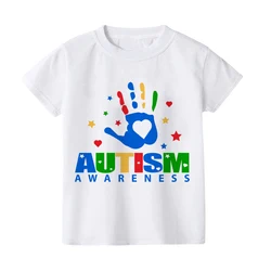 Camiseta infantil con corazón – Concienciación autismo