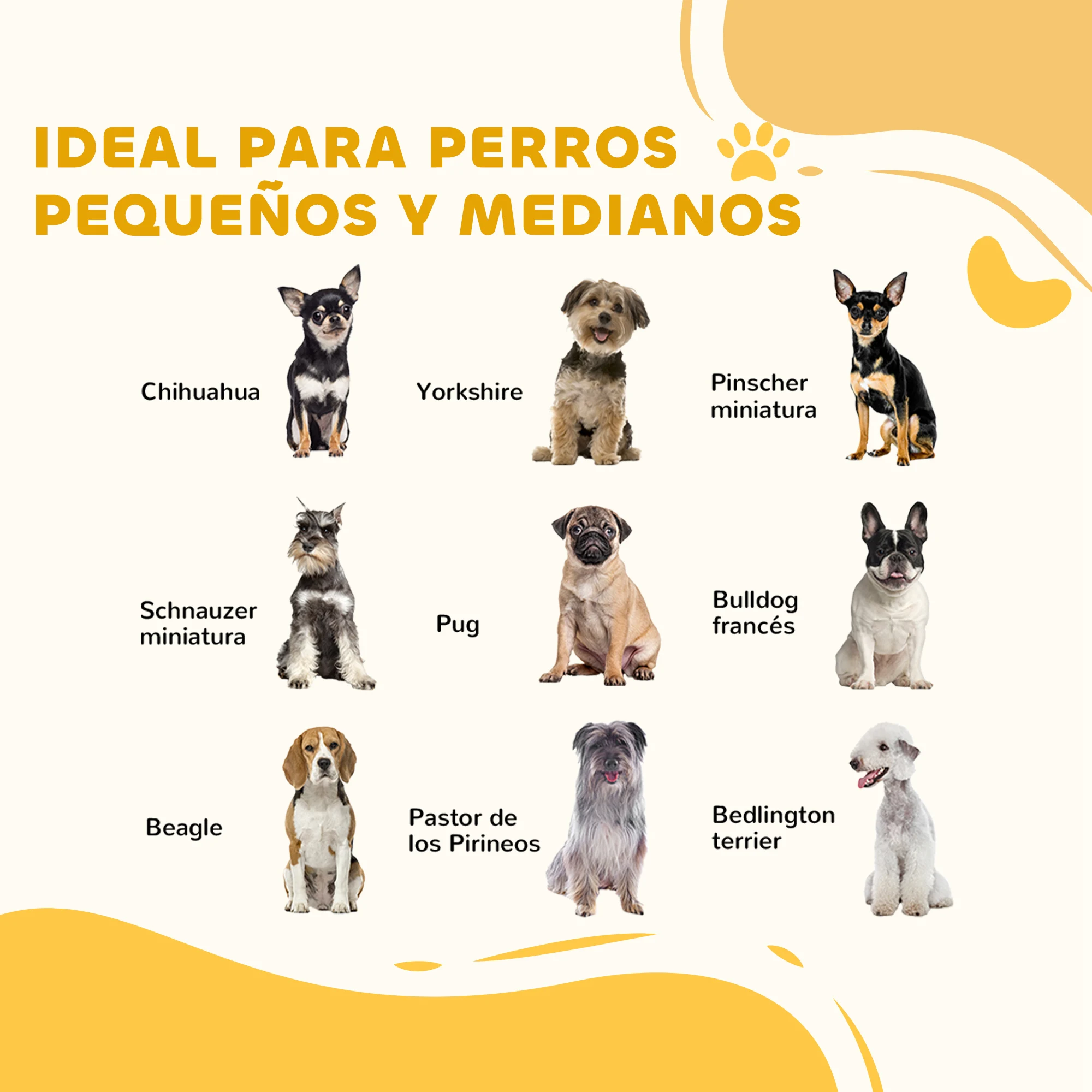 PawHut Barrera de Seguridad para Perros Plegable para Escaleras y Puertas Valla para Perros Pequeños y Medianos de 3 Paneles con Soporte de Pie para Interiores 154x30x80 cm Gris - imagen 4