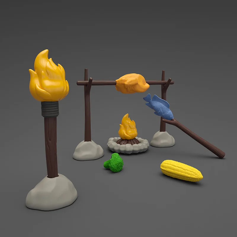 Juego de tienda de campaña para niños, juguetes para niños pequeños con fogata, juguetes para acampar para niños, interior y exterior, juego de simulación, modelos de luz y sonido - imagen 2