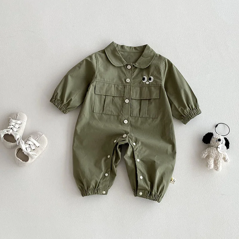 MILANCEL Body bebé con capucha de dinosaurio para otoño - imagen 3