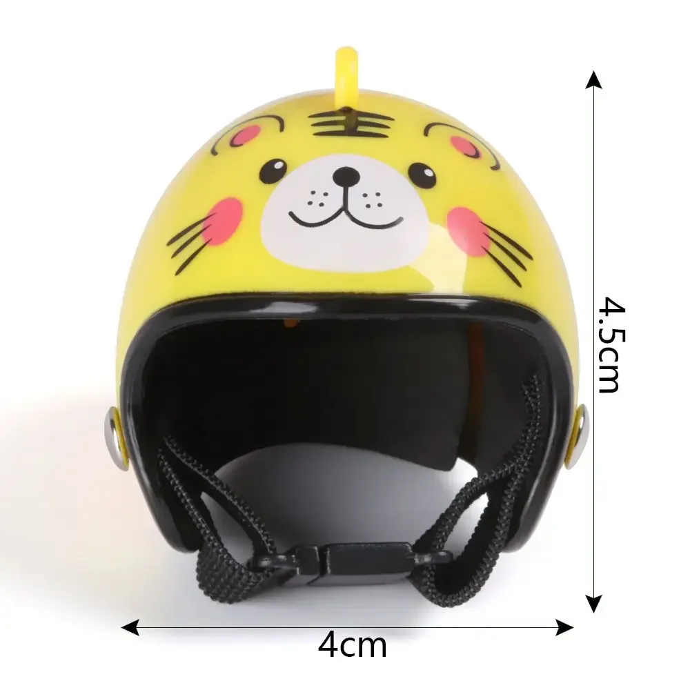 Toy Accessories Funny Chicken Helmet Pet Protective Headgear Sun Rain Protection Hats Bird Protect Cap - imagen 2