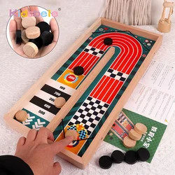 Winner Curling: Juego de mesa familiar de madera para toda la familia