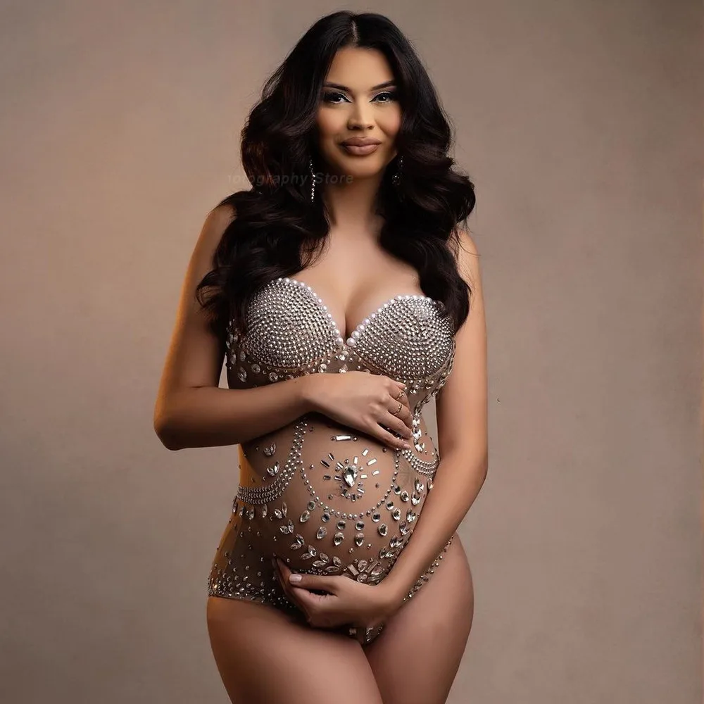 Mono elástico de maternidad para sesiones fotográficas de embarazo - imagen 2