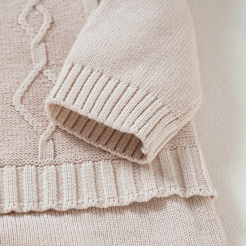 Moda bebés niños caballeros estilo mamelucos ropa otoño cuello tortuga mangas largas tejido recién nacido monos de algodón 0-18m - imagen 5