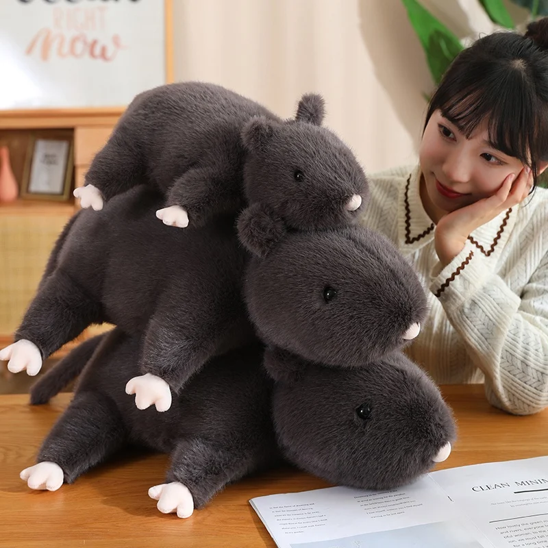 Ratón de peluche suave - Muñeco adorable para regalo infantil - imagen 3