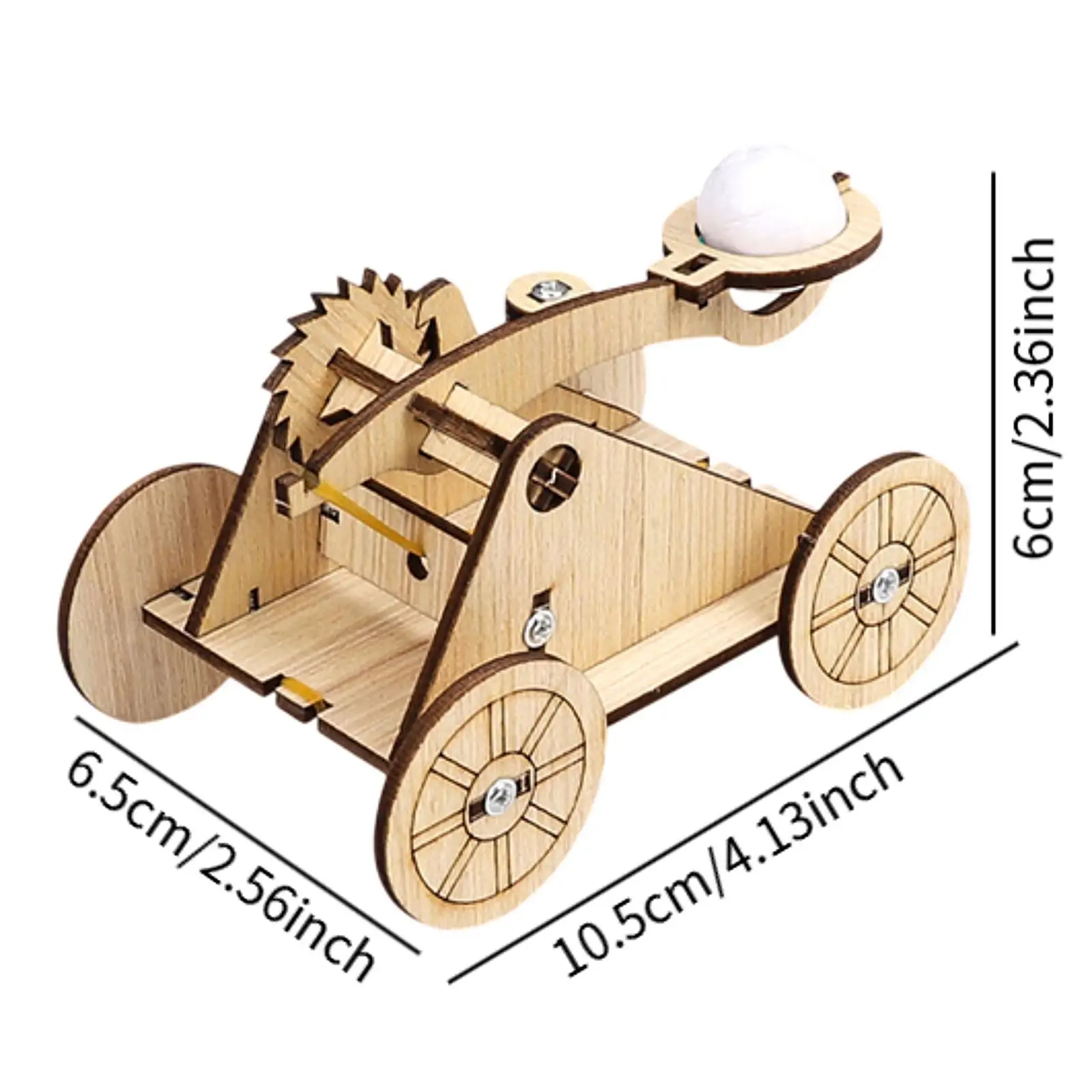 DIY Stone Thrower Model Toy 3D Wooden Assemble Toy for Home Age 8+ Years Old