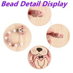 Cuentas de silicona con forma de perro para pulseras Infantiles – Manualidades seguras