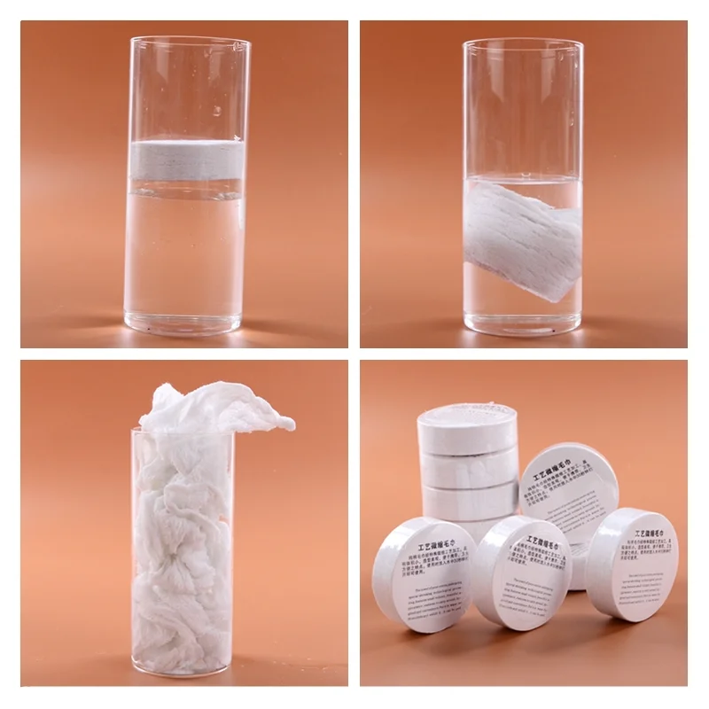 Toallas de Compresión Portátiles Simples para Niños, Toalla de Algodón Suave para Viajes, Natación al Aire Libre, Productos de Baño y Ducha Compactos y Expandibles - imagen 4