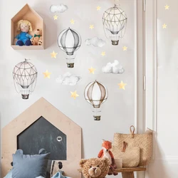 Vinilos decorativos para bebé con estrellas nubes y globos