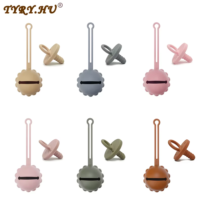 Caja chupete bebé silicona - vista principal