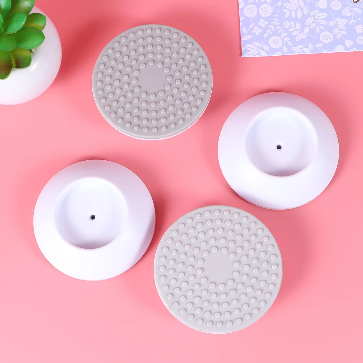 4 Uds. Almohadillas protectoras de pared de 75Mm para puertas de bebé, parachoques de pared de seguridad aptos para puertas de niños y mascotas montadas a presión