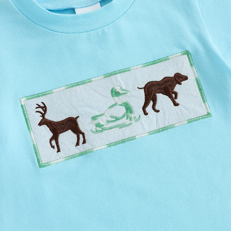 SUNSIOM Traje de verano para niño pequeño de 0 a 3 años, camiseta de manga corta con cuello redondo y pantalones cortos a rayas, conjunto de 2 piezas - imagen 4