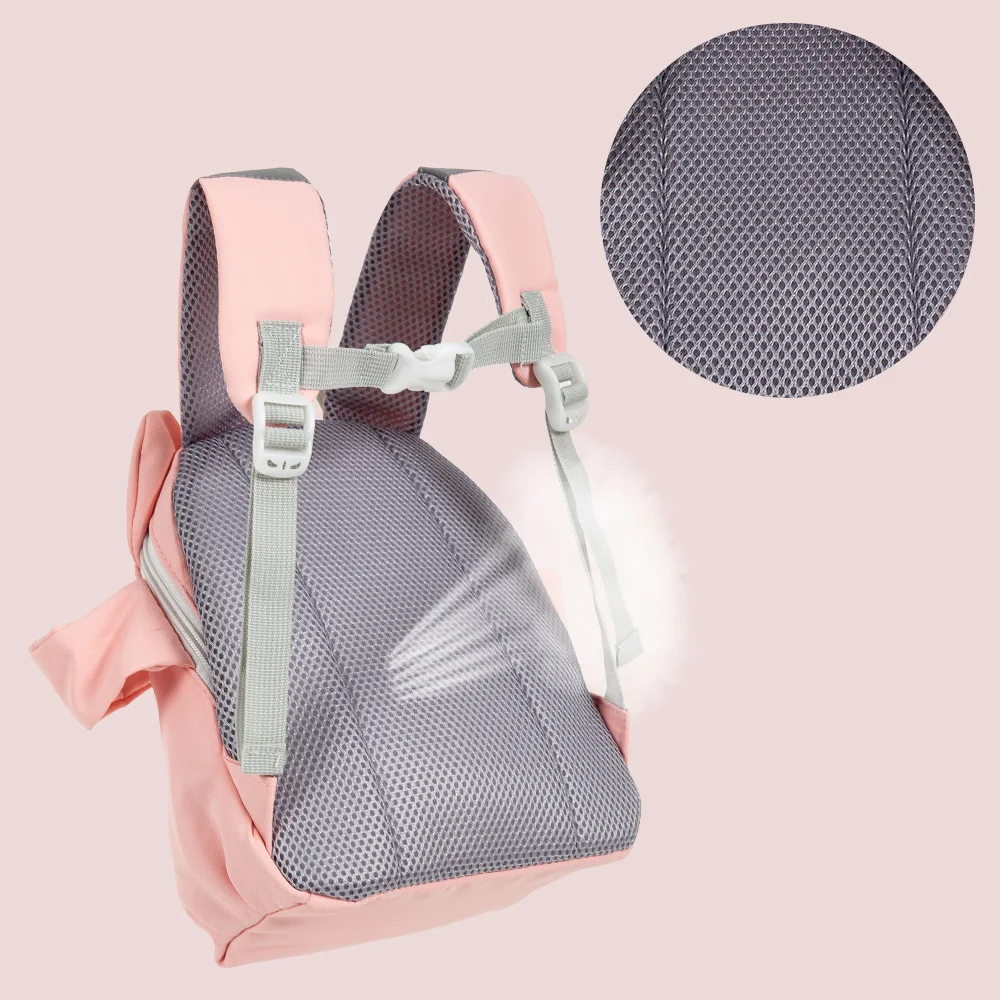 Mochila infantil con bonito León de dibujos animados para niños y niñas, bolso preescolar, bolsas de guardería, bolsa pequeña ligera impermeable - imagen 4