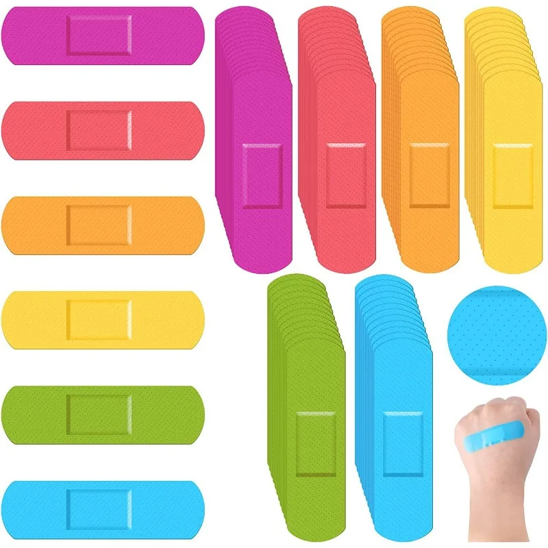 10 Uds. Tirita de Color caramelo, yesos Kawaii para heridas para niños, parche para el talón, tiras de primeros auxilios, vendaje adhesivo, Woundplast - imagen 2