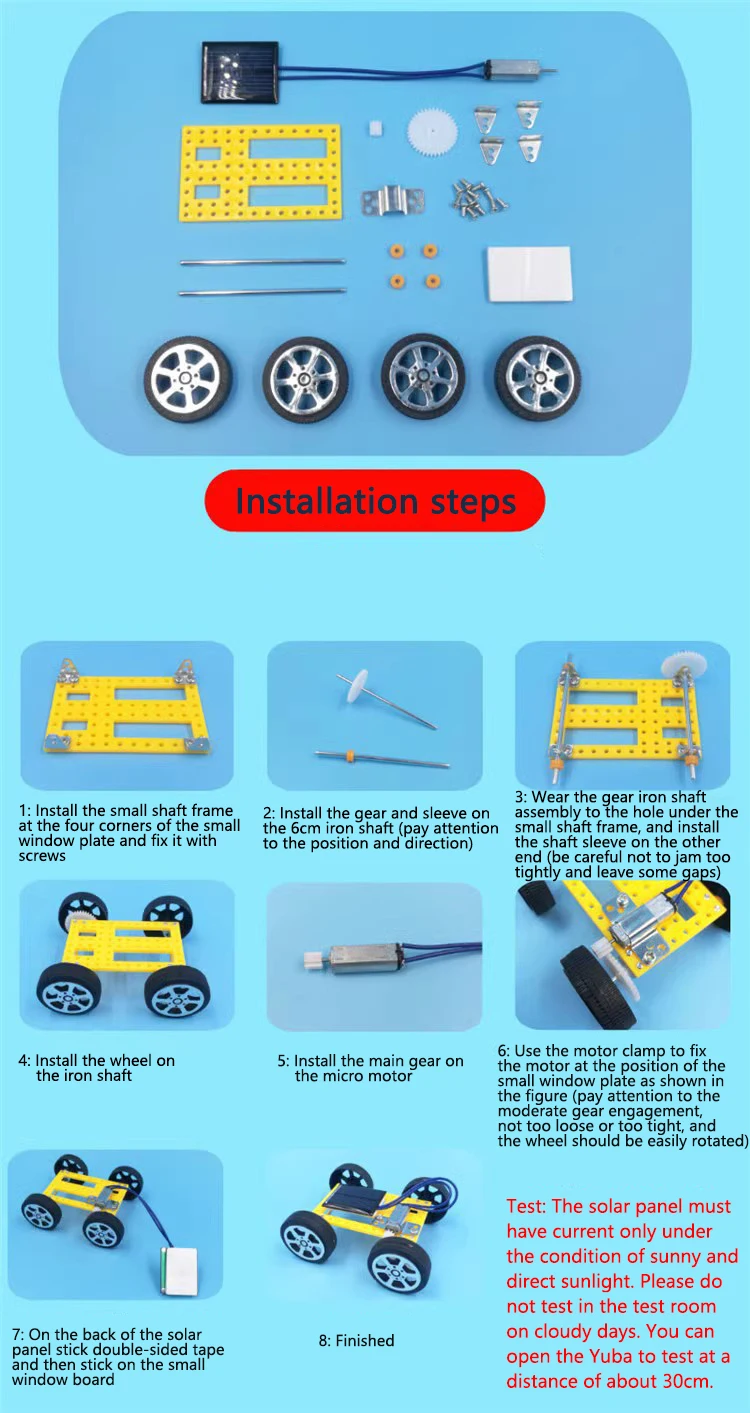 Coche solar educativo para niños – Kit de montaje STEM - imagen 2