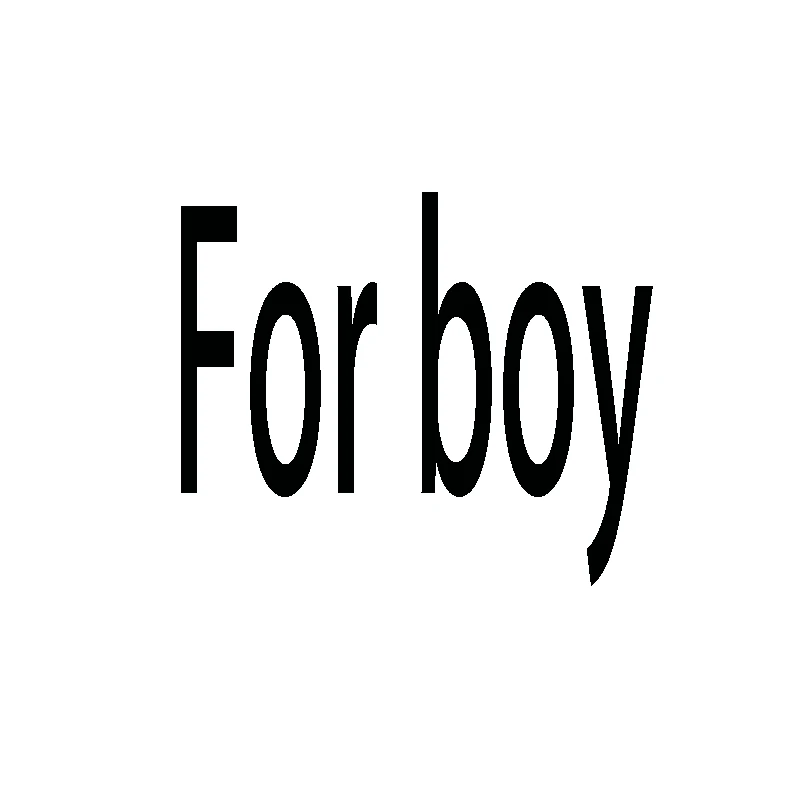 For boy