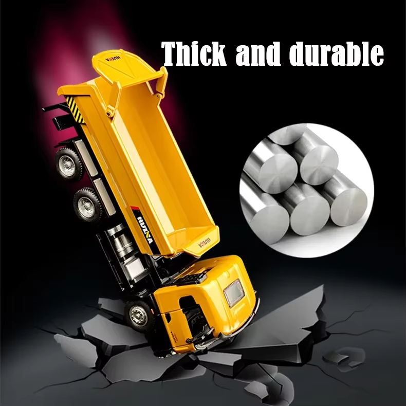 Retroexcavadora HUINA 1:50 1:60 aleación juguete camión modelo - imagen 2