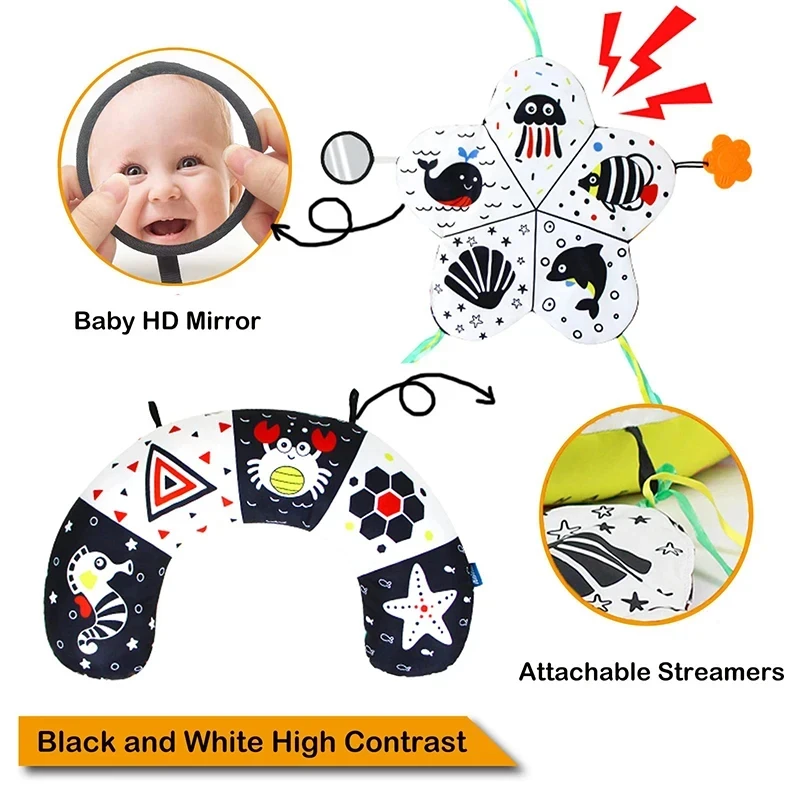 Juguetes Montessori de alto contraste para bebe 0 a 18 meses - imagen 4